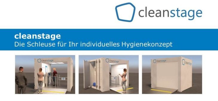 cleanstage – Die Schleuse für Ihr Hygienekonzept