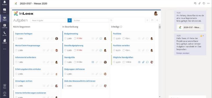 InLoox für Microsoft Teams ab sofort verfügbar