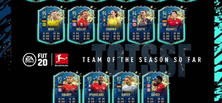 EA SPORTS veröffentlicht das FIFA 20 Bundesliga Team of the Season So Far