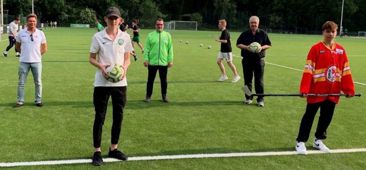 Düsseldorfer halten zusammen: DEG-Nachwuchs trainiert beim Lohausener SV!