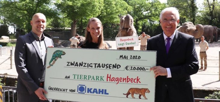 Tierische Unterstützung für Hagenbeck