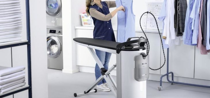 Professional Ironing Board ergänzt das Miele-Portfolio für gewerbliche Wäschepflege