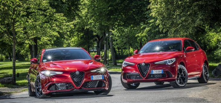 Neue Quadrifoglio-Modelle von Alfa Romeo Giulia und Alfa Romeo Stelvio – Preise stehen fest, attraktives Finanzierungsprogramm „Di pìu“