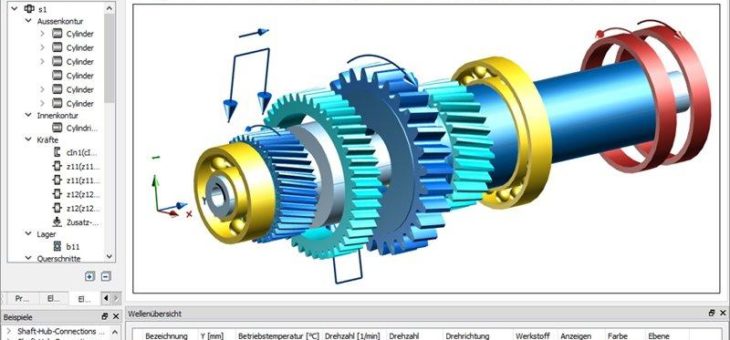 Optimierter Welleneditor in KISSsoft