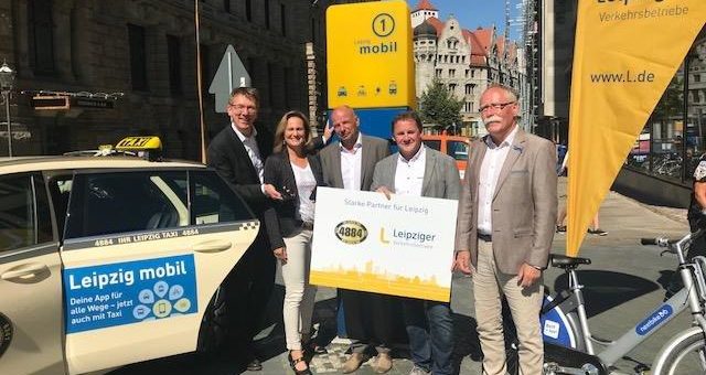 TAF mobile integriert TAXI 4884 für LVB in multimodale Mobilitätslösung „Leipzig Mobil“