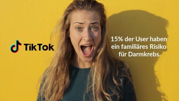 TikTok-Umfrage: 15 Prozent der Millennials vom familiären Risiko für Darmkrebs betroffen