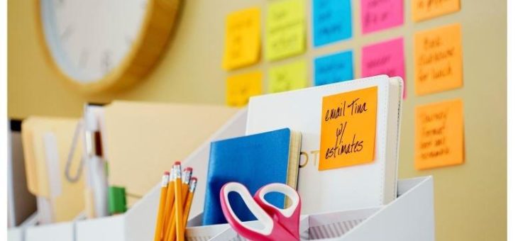 4 Tipps für erfolgreiches Arbeiten im Homeoffice mit Post-it Haftnotizen