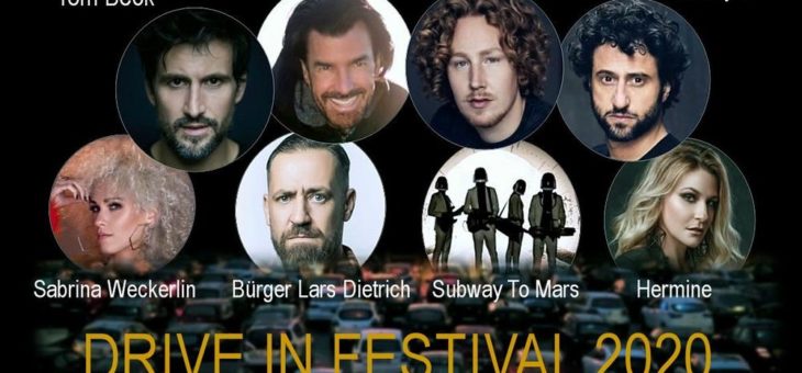 MICHAEL SCHULTE – MAGNUS – TOM BECK – BÜRGER LARS DIETRICH im DRIVE IN FESTIVAL – Autokino Movie Park Germany Bottrop am 19/20. Juni 2020