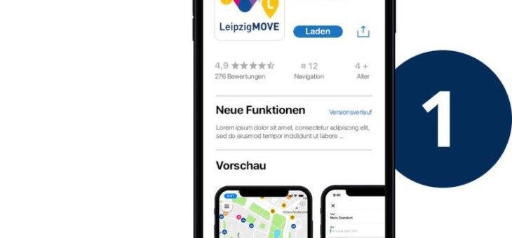 Leipziger Verkehrsbetriebe und TAF entwickeln multimodale Mobilitäts-App weiter: Neue App „LeipzigMOVE“ ab jetzt erhältlich