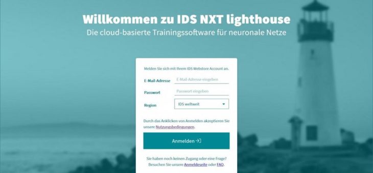 IDS NXT lighthouse: Intuitive KI-Trainingssoftware ohne Programmieren