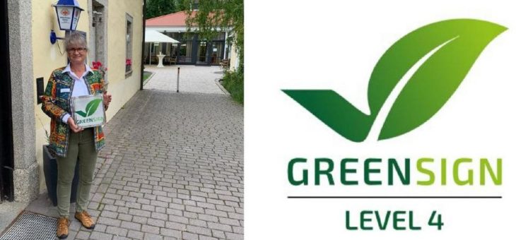 „Echt regional! Echt grün! Echt herzlich!“ –  GreenSign Level 4 für das Hotel Landschloss Ernestgrün