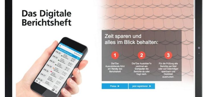 Das Digitale Berichtsheft für Dachdecker