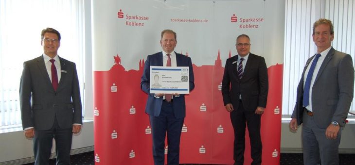 Verkehrsverbund Rhein-Mosel GmbH zur Vertragsunterzeichnung des VRM-JobTickets 2020 mit der Sparkasse Koblenz