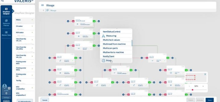 Intuitiv, webbasiert, frei konfigurierbar: WSW Software bringt mit VALERIS ein Low-Code-MES auf den Markt