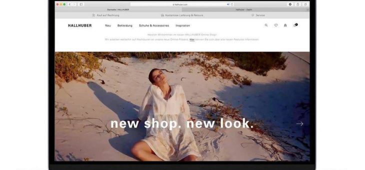 New Shop. New Look! Neues Shoppingerlebnis auf hallhuber.com