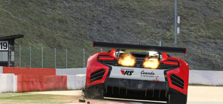 Spannende Anfangsphase bei den iRacing 24 Stunden von Spa-Francorchamps powered by VCO