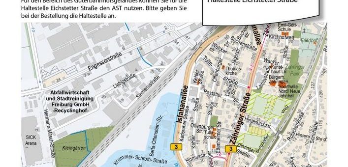 Neues AST-Gebiet: Die VAG verbessert die Anbindung des Güterbahnhof-Areals