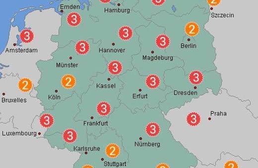 Vorschau für den Pollenflug am Wochenende