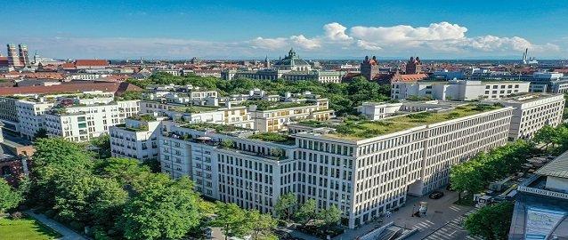 Commerzbank und BayernLB finanzieren zwei Büroobjekte in den Münchner Lenbach Gärten