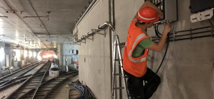 Modernste Elektronik hält Einzug im Stadtbahntunnel