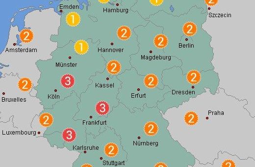 Vorschau für den Pollenflug am Wochenende