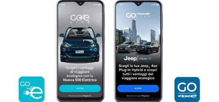 Neue App GOe simuliert Fahrten mit den neuen Elektro- und Hybrid-Fahrzeugmodellen von Fiat Chrysler Automobiles