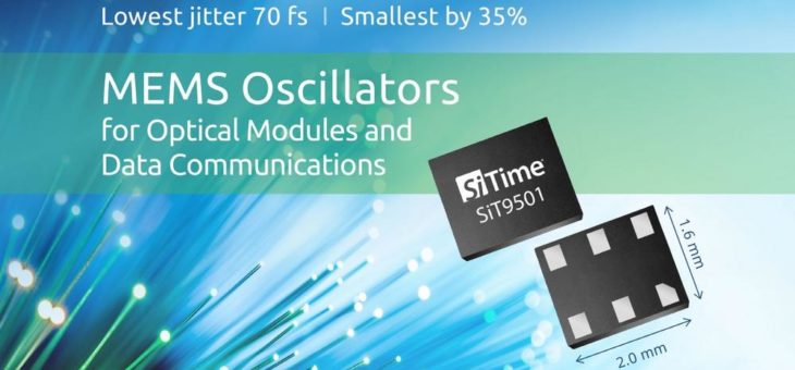 MEMS-Oszillatoren von SiTime für Standard-Netzwerkfrequenzen