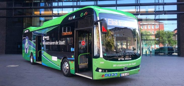 BYD beginnt mit wegweisender eBus-Flottenlieferung an die deutsche BOGESTRA