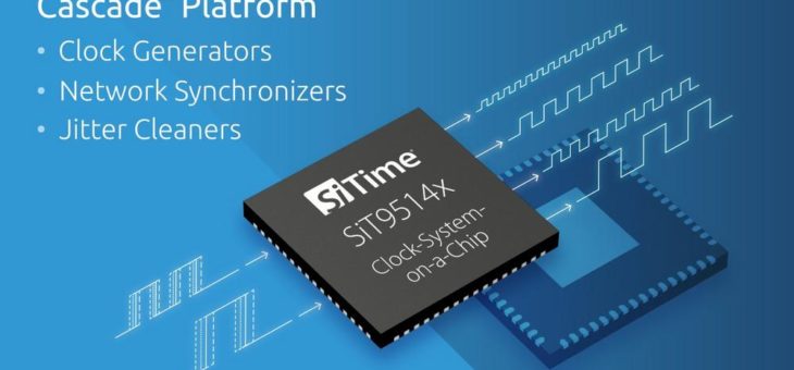 SiTime MEMS-Jitter Cleaner und Clock Generatoren für 5G Applikationen