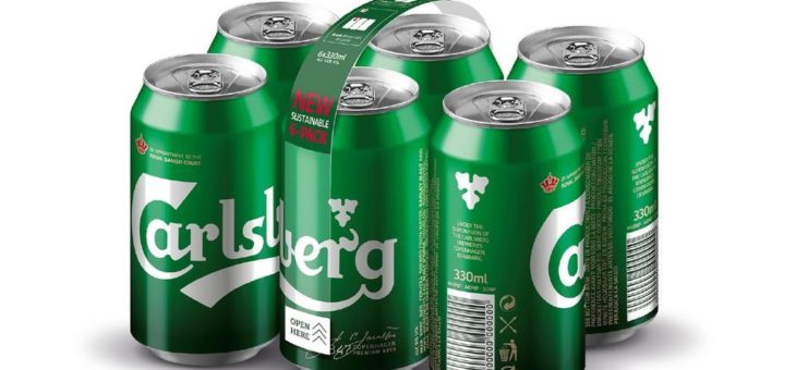 Weltneuheit: Carlsberg setzt auf starken Halt für Dosen durch Nature MultiPack™