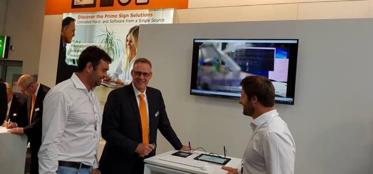 Trotz gesunkener CEBIT-Besucherzahlen: Starkes Interesse an signotec-Produkten