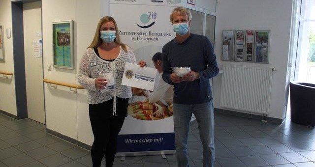 Lions Club Landshut spendet 400 Gesichtsmasken an Hilfs- und Pflegeeinrichtungen