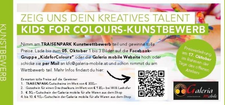 Kunstbewerb „Kids for Colours“ im Traisenpark