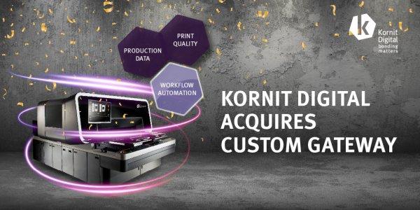 Kornit Digital übernimmt Custom Gateway und erweitert so sein Portfolio an cloudbasierten Software- und Workflowlösungen für das durchgängige Management der On-Demand-Produktion von Bekleidung und Heimtextilien