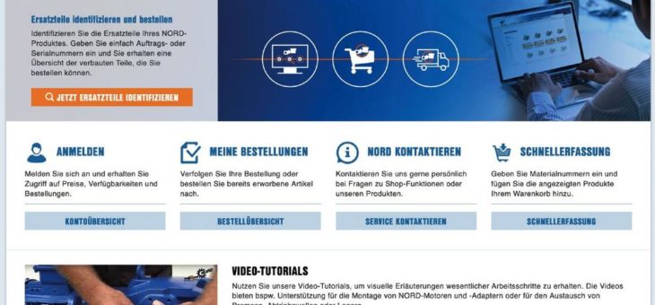 NORD-Ersatzteile online identifizieren und bestellen