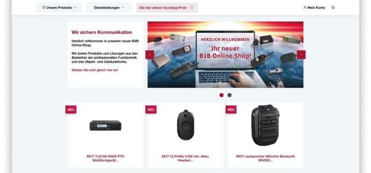 pei tel eröffnet Online-Shop für Fachhändler