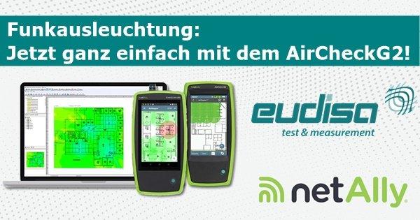 AirCheckTM G2: Einfachste WLAN-Funkausleuchtung mit nur einem Gerät