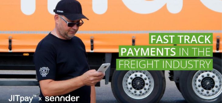 sennder und FinTech JITpay™ gehen Partnerschaft zur Digitalisierung im Logistiksektor ein