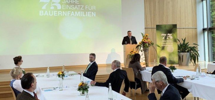 75 Jahre BBV: „Lebensgrundlagen und Höfe für kommende Generationen erhalten!“