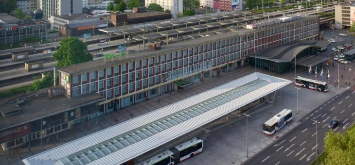 Respekt vor dem Bestand – ZOB Bochum mit feuerverzinktem Stahltragwerk