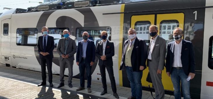 Neufahrzeug Siemens Mireo für Erweiterung der S-Bahn Rhein-Neckar vorgestellt