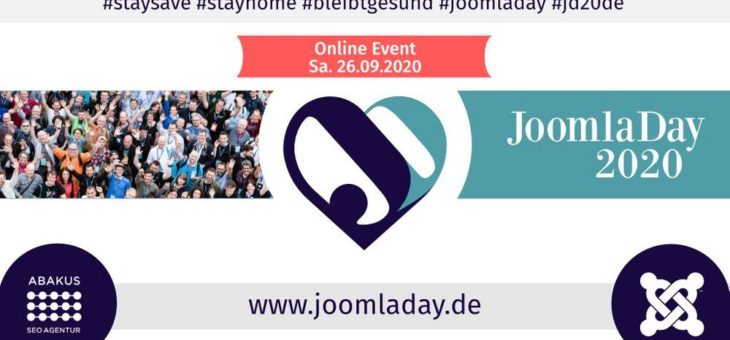 JoomlaDay™ Germany am 26.09.2020 – Konferenz erstmalig online und kostenlos