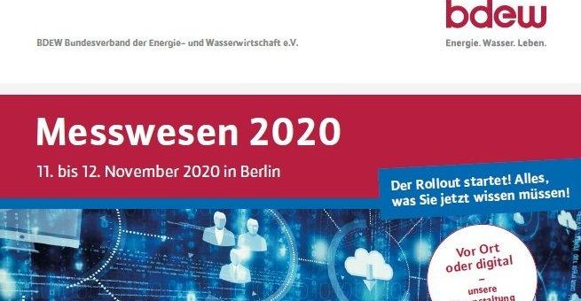 Messwesen 2020, 11.-12. November 2020 in Berlin