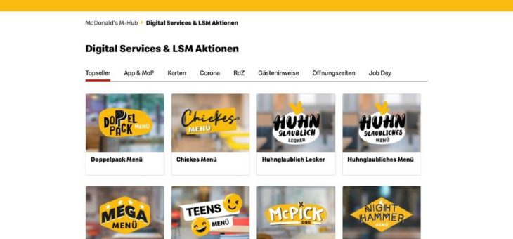 Digitas Pixelpark realisiert Marketing-Portal für Franchise-Partner von McDonald’s