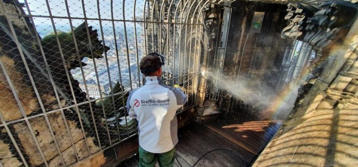 Rekordverdächtig: spektakuläre Graffiti-Säuberung im Kölner Dom!