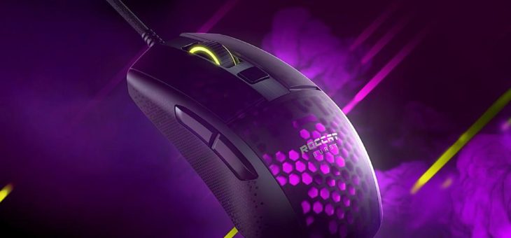 ROCCAT präsentiert die Brandneue Burst Pro Gaming-Maus, die  erste Maus mit dem neuen Titan Switch Optical – leicht,  symmetrisch und bis zu 100 Mal schneller als eine Herkömmliche Gaming-Maus