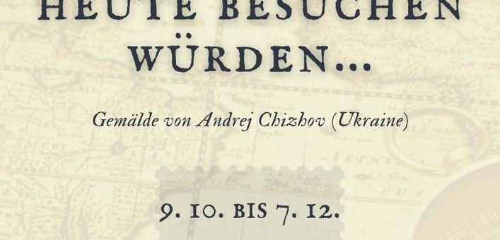 Hochschulbibliothek stellt Gemälde von Andrej Chizhov (Ukraine) aus