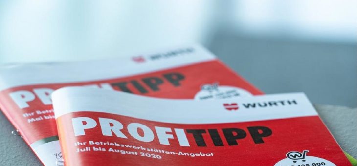 Kittelberger gestaltet die automatisch erzeugten Angebotsbroschüren ProfiTipp der Adolf Würth GmbH & Co. KG