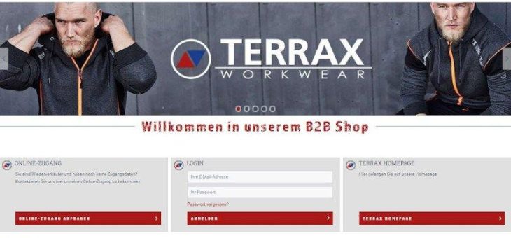 TERRAX startet mit GEDAK B2B-Webshop auf Basis von Shopware