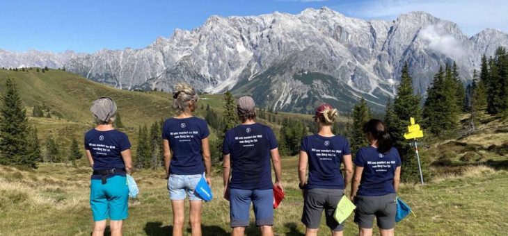 estutnichtweh: Mit Deuter-Rucksäcken wandert der Müll vom Berg ins Tal